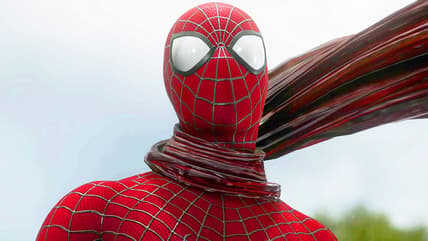 Peter Parker (Yuri Lowenthal) finds himself at the mercy of Scream (Laura Bailey) in Marvel's Spider-Man 2 (2023), Insomniac Games