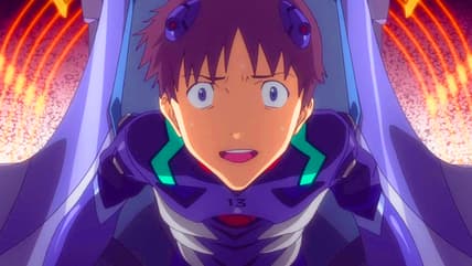 Shinji (Megumi Ogata) is all that stands between humanity and the Third Impact in Evangelion: 3.0 You Can (Not) Redo (2014), Studio Khara