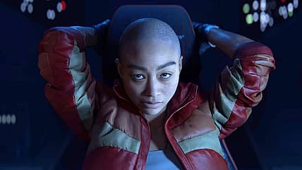 Jordan (Tati Gabrielle) prepares for her next mission in Intergalactic: The Heretic Prophet (TBA)