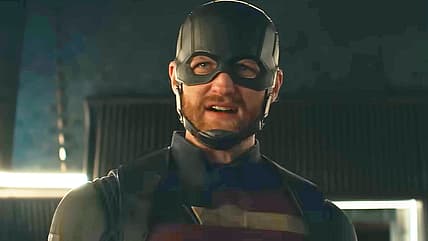 John Walker (Wyatt Russell) arrives at Ox Group vault in Thunderbolts (2025), Marvel Entertainment