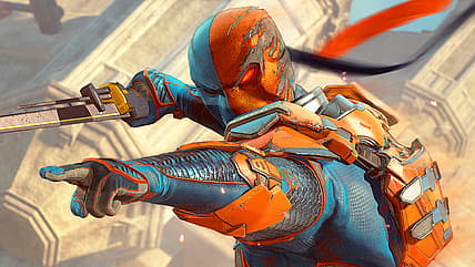 Deathstroke prepares to hack-and-slash Brainiac in Suicide Squad: Kill the Justice League (2024)