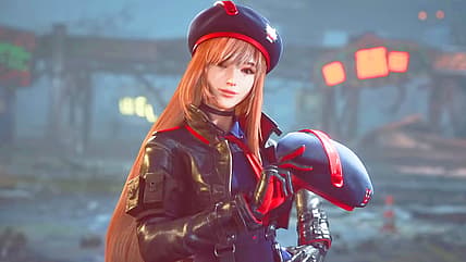 Rapi (Kim Bo-na) drops in to lend Eve (Asami Seto) a hand in Stellar Blade (2024), Shift Up