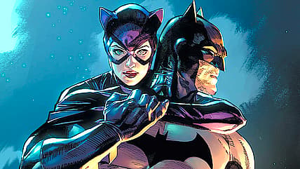 Catwoman holds Batman in romantic choke hold on cover to Batman/Catwoman Vol. 1 #1 (2021), DC Comics