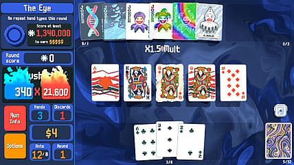 Best Mobile Games Balatro (2024), LocalThunk, Screenshot via Steam