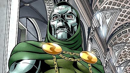 Doctor Doom kills King Vladimir and takes the throne in Books of Doom Vol. 1 #6 "Books of Doom Book