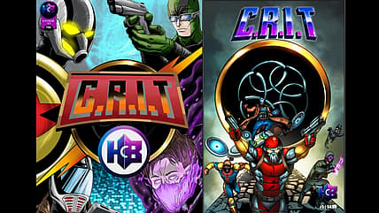 Covers of C.R.I.T. #0 and #1 (2025), Homebrewed Comics