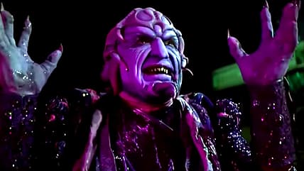 Ivan Ooze (Paul Freeman) out of the can in Mighty Morphin Power Rangers: The Movie (1995), 20th