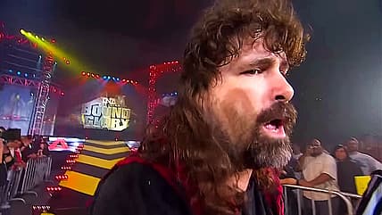 Mick Foley reconsiders retirement during match in Bound For Glory 2009, TNA Wrestling