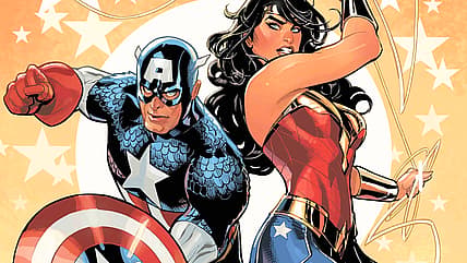 Captain America and Wonder Woman represent best of humanity on variant cover to Deadpool/Batman