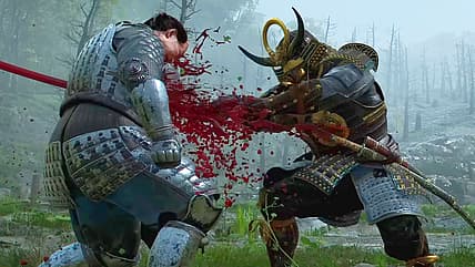 Yasuke drives blade through enemy in Assassin's Creed Shadows (2024), Ubisoft