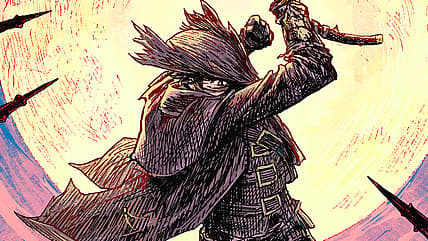 Hunter prepares to strike on Jeff Stokely's cover to Bloodborne Vol. 1 #13 (2019), Titan Comics