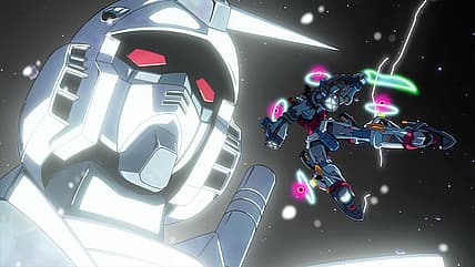Machu stops Shuji from destroying past, present, future in Mobile Suit Gundam GQuuuuuuX Episode 12