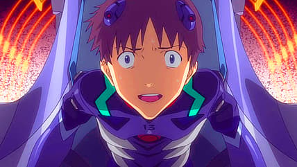 Shinji stands between humanity and Third Impact in Evangelion: 3.0 You Can (Not) Redo (2014)