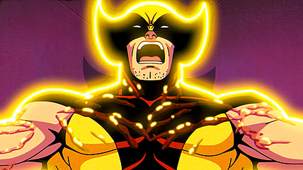 Wolverine (Cal Dodd) screams in pain as Magneto (Matthew Waterson) manipulates the adamantium-coating on his bones in X-Men '97 Season 1 Episode 9 'Tolerance Is Extinction - Part 2' (2024), Disney Plus