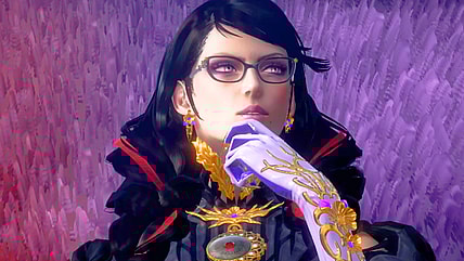 Bayonetta (Atsuko Tanaka) ponders on her current situation in Bayonetta 3 (2022), PlatinumGames