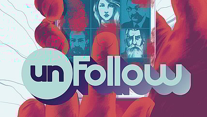 Unfollow Comic Book Cover