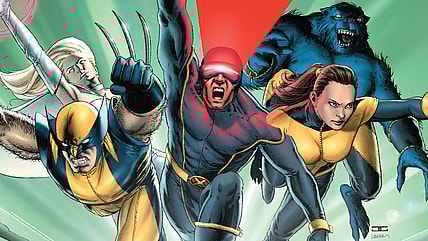 Marvel's Merry Band of Mutants rush into battle on John Cassaday and Laura Martin's variant cover to Astonishing X-Men Vol. 3 #1 "Gifted (Part 1) (2004), Marvel Comics