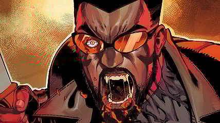The Daywalker is ready to rip and tear on Carlos Villa's cover to Blade: Red Band Vol. 1 #3 (2024), Marvel Comics