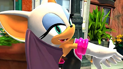 Rouge the Bat (Rumi Ochiai) strikes a celebratory 'Win Pose' in Sonic Generations (2010), Sega
