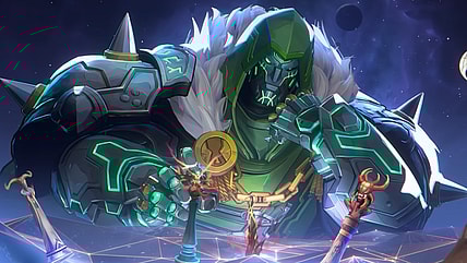 Dr. Doom (Travis Willingham) executes his machinations in Marvel Rivals (2024), NetEase Games