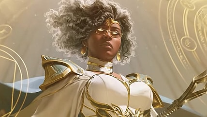 A Wizard unleashes her Light spells in the 2024 Dungeons & Dragons Player's Handbook (2024), Wizards of the Coast. Art by Billy Christian.