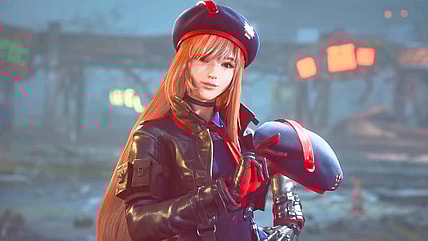 Rapi (Kim Bo-na) drops in to lend Eve (Asami Seto) a hand in Stellar Blade (2024), Shift Up