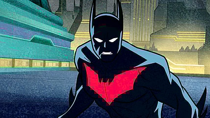 Terry McGinnis (Will Friedle) faces down a gang of Shadow Creatures in Justice League: Crisis on Infinite Earths - Part One (2024), Warner Bros. Animation