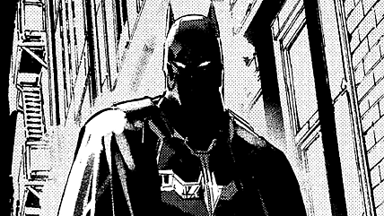 The Caped Crusader saves a family from suffering his fate in Batman: Justice Buster Ch. 18 (2025), DC. Words by Eiichi Shimizu, art by Tomohiro Shimoguchi.