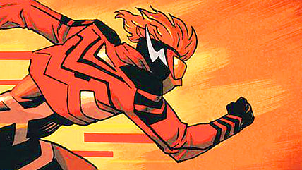 Wally West hits the gas on Declan Shalvey's variant cover to Absolute Flash Vol. 1 #1 (2025), DC