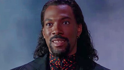 Max (Eddie Murphy) is what some might call a 'Connoisseur of Death' in Vampire In Brooklyn (1995), Paramount Pictures