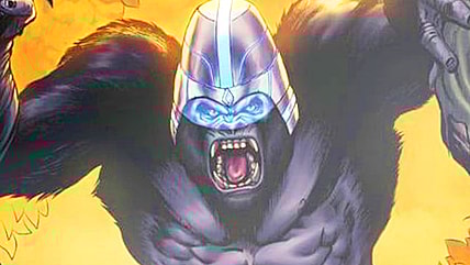 Mobasa enters the Texas battlefield on Enrique Pina and Marcos Martins' cover to The Great War of Separation Vol. 1 #3 (2025), Rippaverse