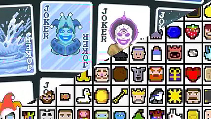 Jokers and Symbols in Balatro (2024), Playstack and Luck Be A Landlord (2023), TrampolineTales