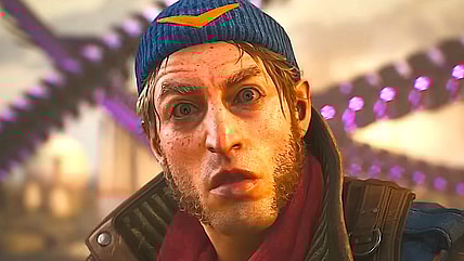 Captain Boomerang (Daniel Lapaine) can't believe his eyes in Suicide Squad: Kill the Justice League (2024), Warner Bros. Games