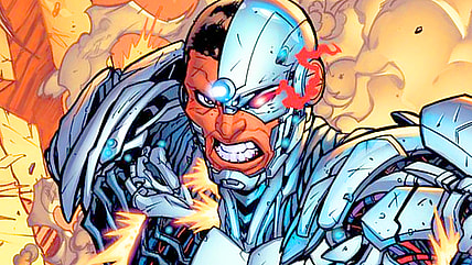 Vic Stone readies for battle on Jonboy Meyers' cover to Cyborg Vol. 1 #12 "Invasion" (2016), DC