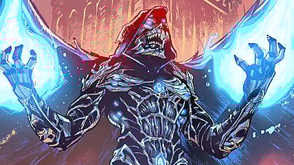 Deathshroud embraces his Nephilim side on Ryan Stegman's variant cover to Deathshroud Vol. 1 #1 (2023), Dream Key Studios