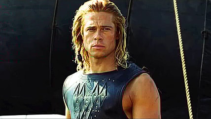 Brad Pitt goes to war in Troy (2004), Warner Bros. Pictures