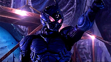 The Guyver comes to the rescue in Guyver: Dark Hero (1994), New Line Cinema