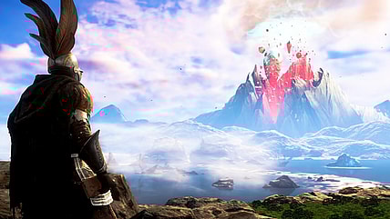 A player stares out over a new frontier in New World (2021), Amazon Games