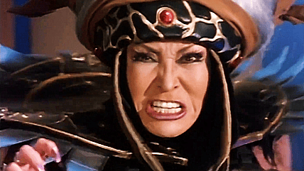 Rita (Machiko Soga) sends a party crasher in Mighty Morphin Power Rangers Season 1 Episode 26 "Life's a Masquerade" (1993), Saban Entertainment