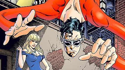 The titular hero is on the case on Aaron Lopresti's cover to Plastic Man Vol.5 Issue #1 "Plastic Man" (2018) DC Comics