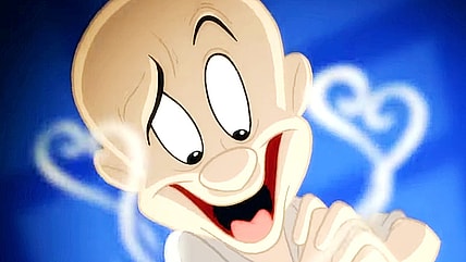 Elmer Fudd (Billy West) croons about his favorite snack, grilled cheese, in the Merrie Melodies segment of The Looney Tunes Show Season 1 Episode 1 "Best Friends" (2011), Warner Bros. Animation