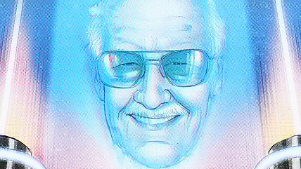 Stan Lee assembles five teenagers with attitude on Lucas Werneck's Stan Lee Box variant cover to Mighty Morphin' Power Rangers Vol. 1 #21 (2017), BOOM! Studios