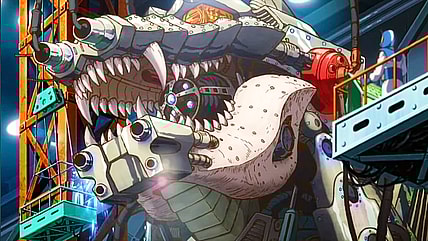 Mechagodzilla is ready for launch in Godzilla Singular Point Season 1 Episode 13 