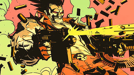 Lobo brings out the literal big guns in a last-ditch play for the Heart of Apokolips in DC K.O.: Wonder Woman vs. Lobo Vol. 1 #1 (2026), DC. Words by Joëlle Jone, art by Jason Howard, Cary Nord, Daniel Bayliss, Tamra Bonvillain, and Clayton Cowles.