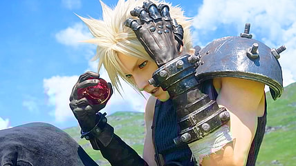 Cloud Strife (Takahiro Sakurai) feels the first pangs of reunion in Final Fantasy VII Rebirth (2024), Square Enix