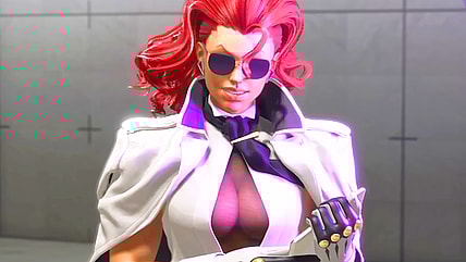 C. Viper (Mie Sonozaki) prepares to run a battle simulation in Street Fighter 6 (2023), Capcom