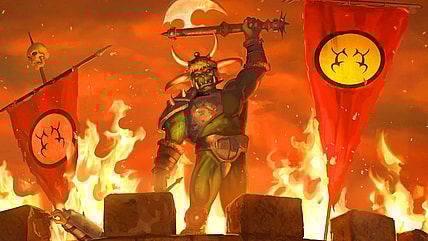 The player is promoted to the rank of Orc Warlord in Warcraft II: Tides of Darkness Remastered (2024), Blizzard Entertainment