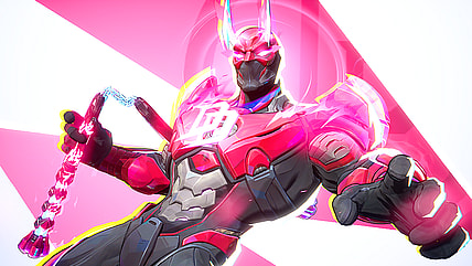 Daredevil (Aleks Le) dons his 2099 armor in Marvel Rivals (2024), NetEase