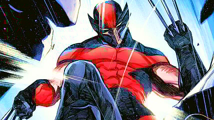 The Winter Soldier roots out Gambit and Kitty Pryde from their hiding spots on Alessandro Cappucio and Frank Martin Jr.'s cover to Ultimate Wolverine Vol. 1 #3 (2025), Marvel Comics