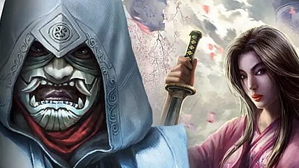 Hattori Hanzō sets his sights on Mochizuki Chiyome in Assassin's Creed: Memories (2015), Ubisoft